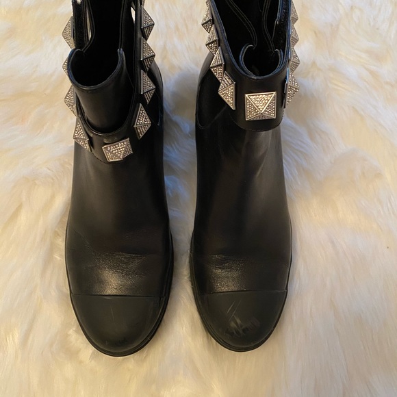 Michael Kors Glenn Crystal Studded Leather Boot - Picture 6 of 6